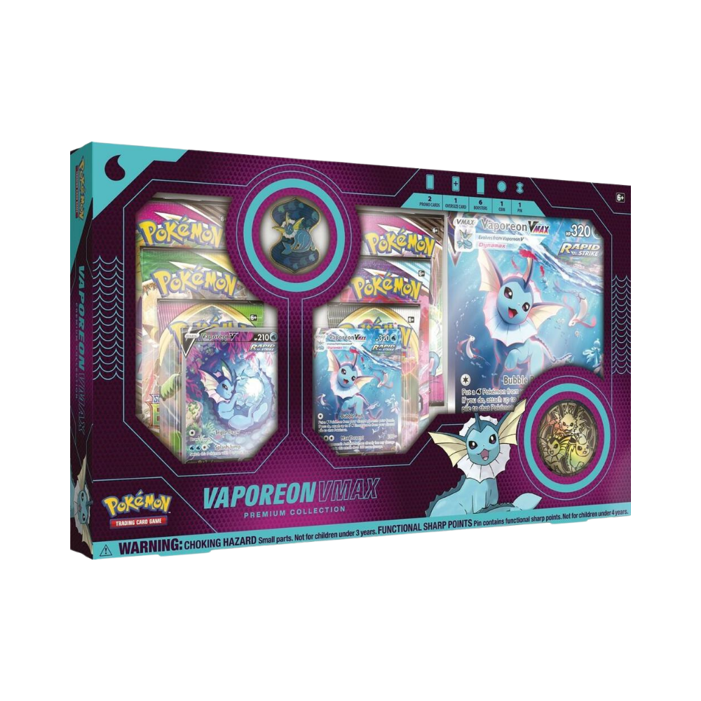 SWS Vaporeon VMAX Premium Collection (Rip & Ship)