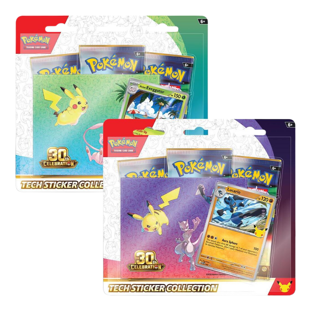 30th Celebration - Tech Sticker Collection (3 Packs) (Rip & Ship)