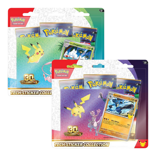 30th Celebration - Tech Sticker Collection (3 Packs) (Rip & Ship)