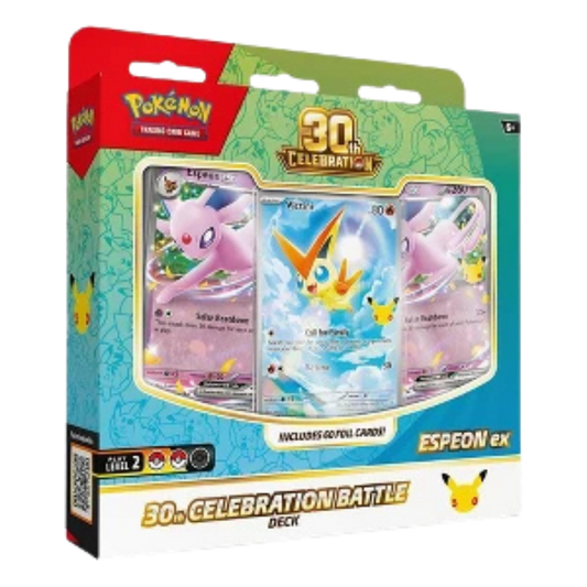 30th Celebration Deck Box (Espeon) (Rip & Ship)