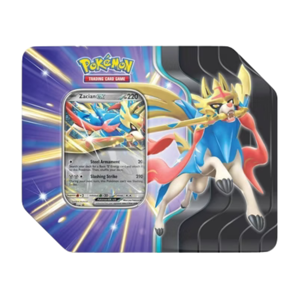Slashing Legends Tin - Zacian EX (Rip & Ship)
