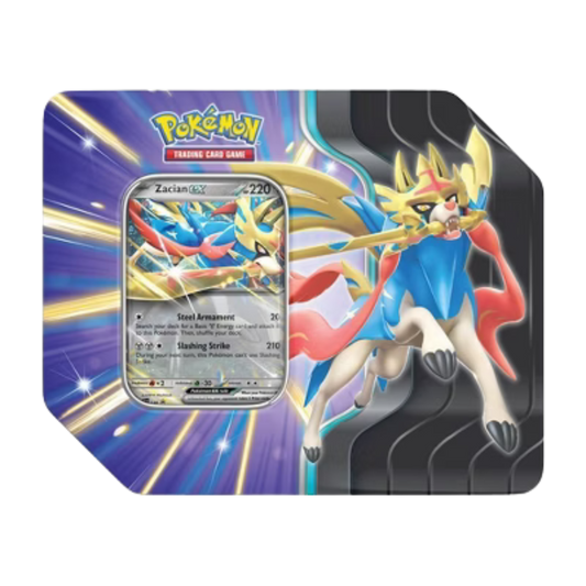 Slashing Legends Tin - Zacian EX (Rip & Ship)