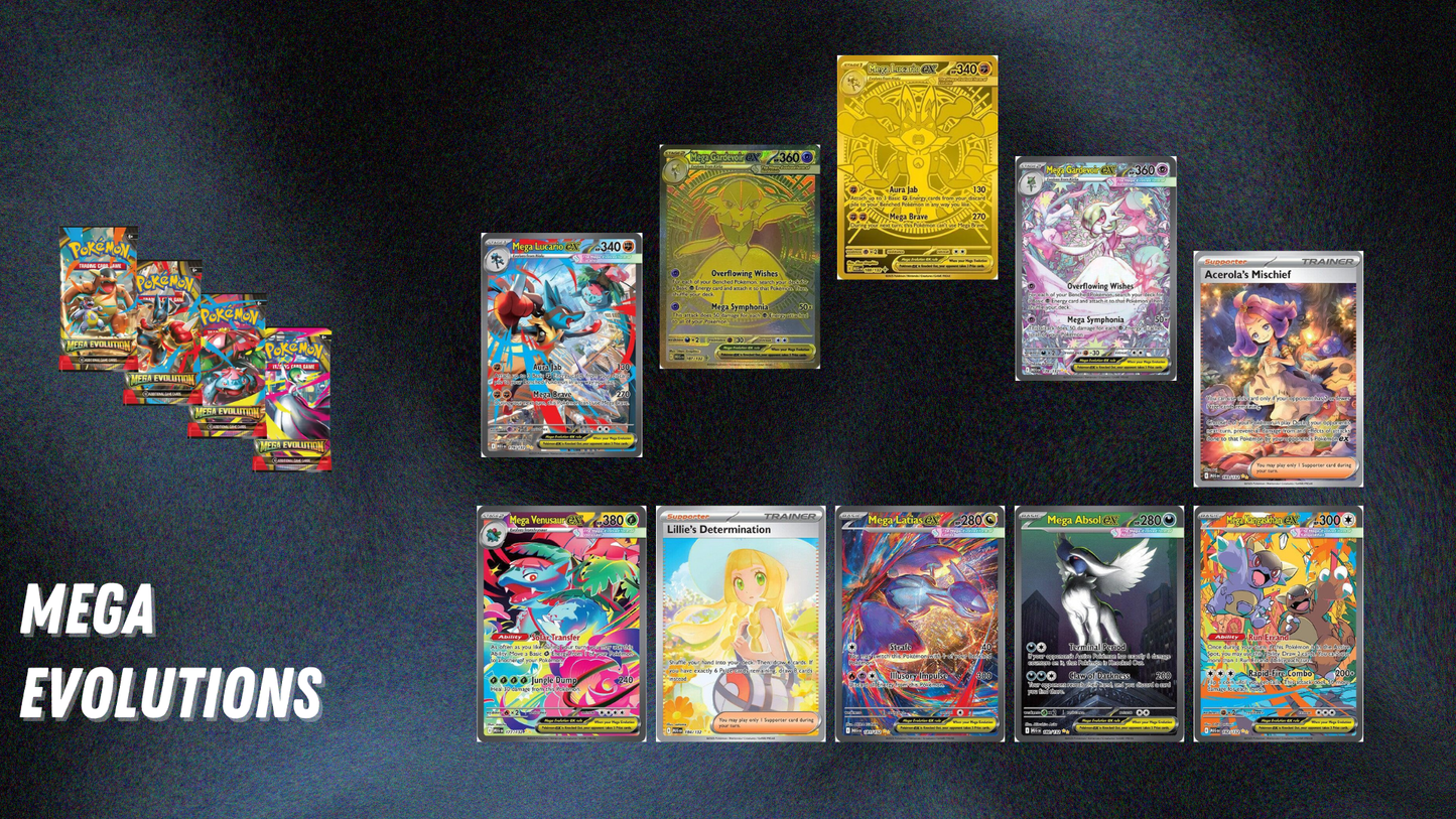 Mega Evolutions Booster Pack (Rip & Ship)