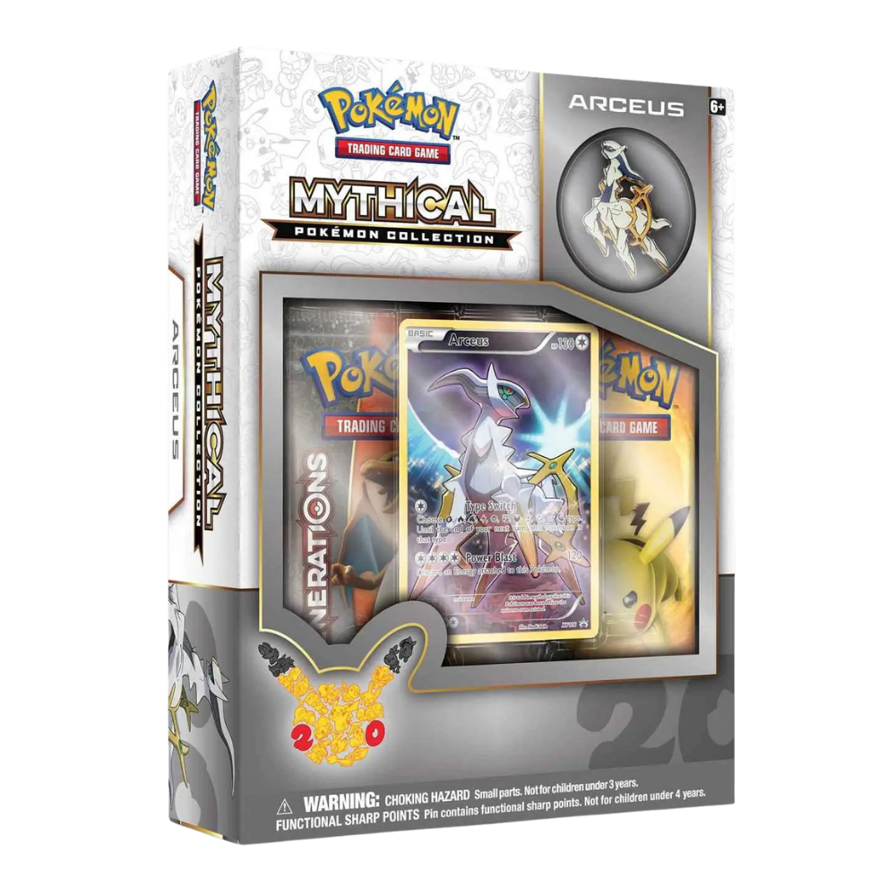 Generations Mythical Arceus Pin Collection (Rip & Ship)