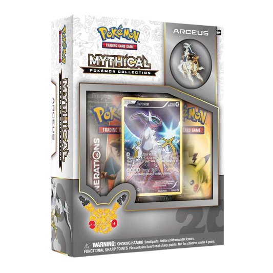 Generations Mythical Arceus Pin Collection (Rip & Ship)
