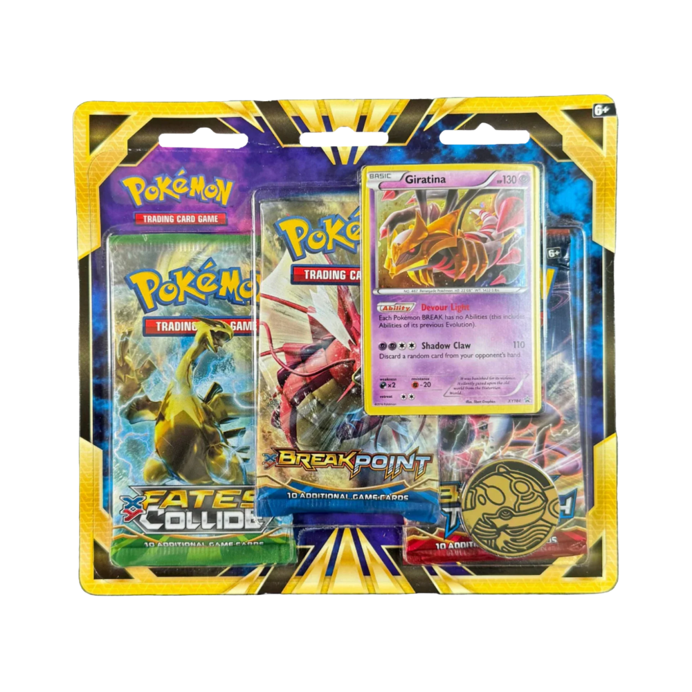 XY Giratina Blister 3 Pack (Rip & Ship)