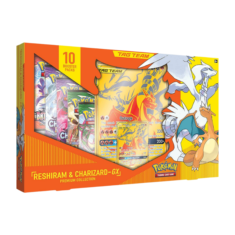 Reshiram & Charizard GX Premium Collection (Rip & Ship)