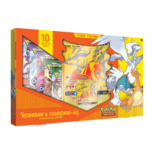 Reshiram & Charizard GX Premium Collection (Rip & Ship)