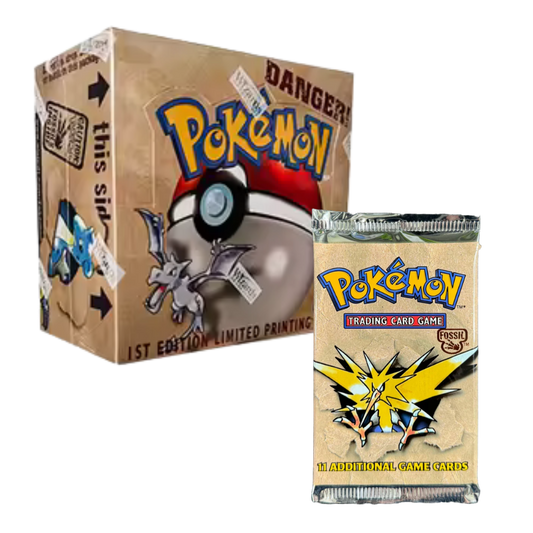 WOTC - Pokemon Fossil Unlimited Booster Pack (Rip & Ship)