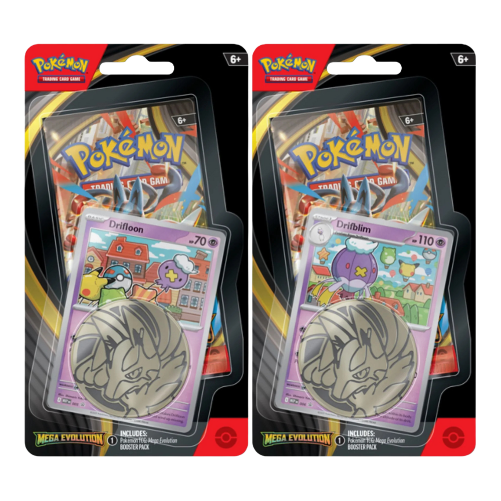 Mega Evolutions - Checklane Blister (SINGLE) (Rip & Ship)