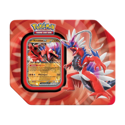 Paldea Legends Tin - Koraidon EX (Rip & Ship)