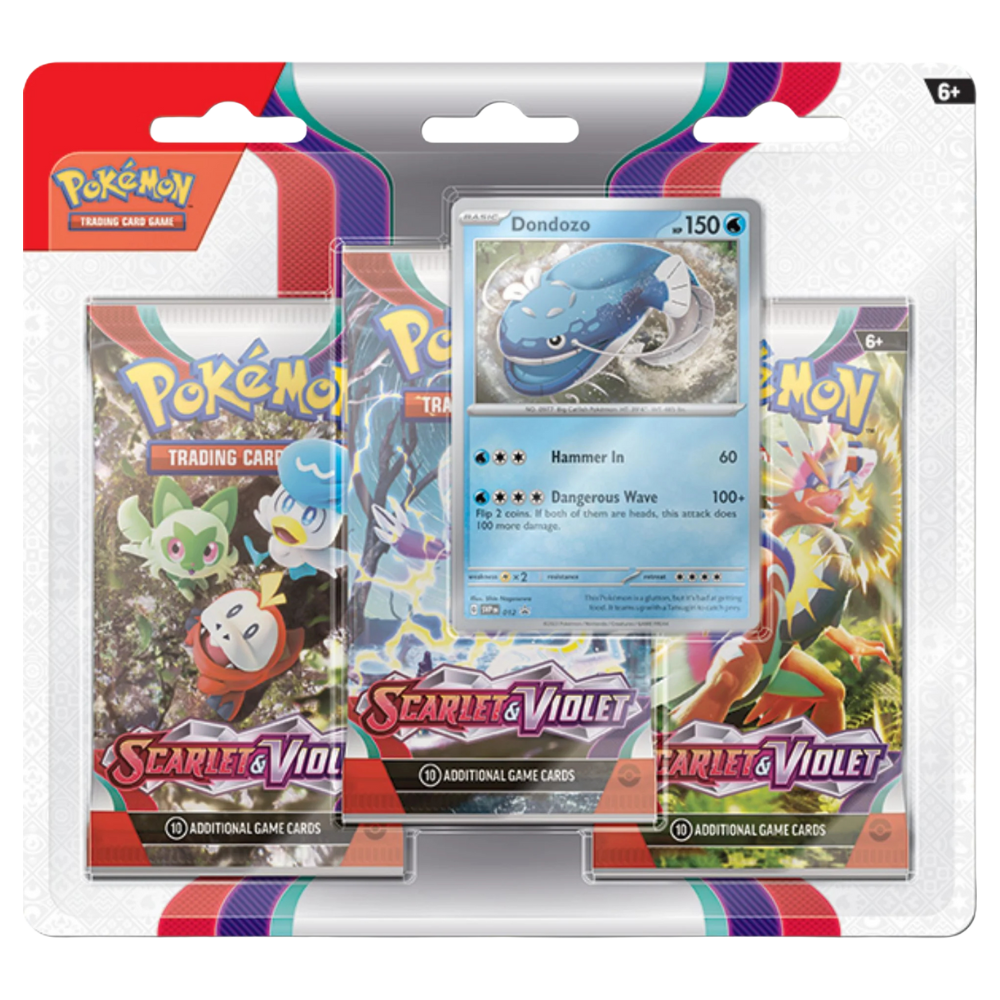 Scarlet & Violet - Blister 3 Pack (Rip & Ship)