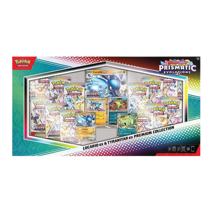 Lucario EX & Tyranitar EX Premium Collection (Rip & Ship)