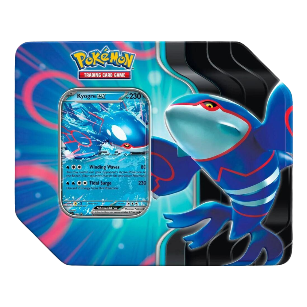 Azure Legends Tin - Kyogre (Rip & Ship)