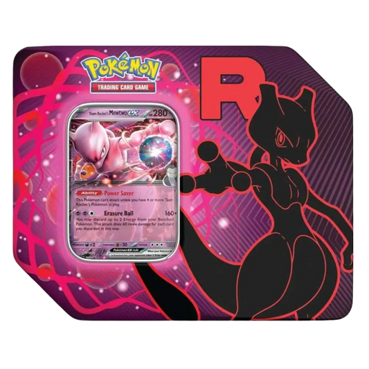 Team Rocket Tin - Mewtwo (Rip & Ship)